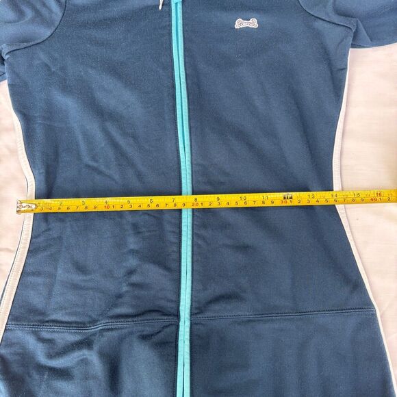 Le Tigre Classic Blue Athletic Dress Hooded Tennis Pickleball Size M - Picture 10 of 14